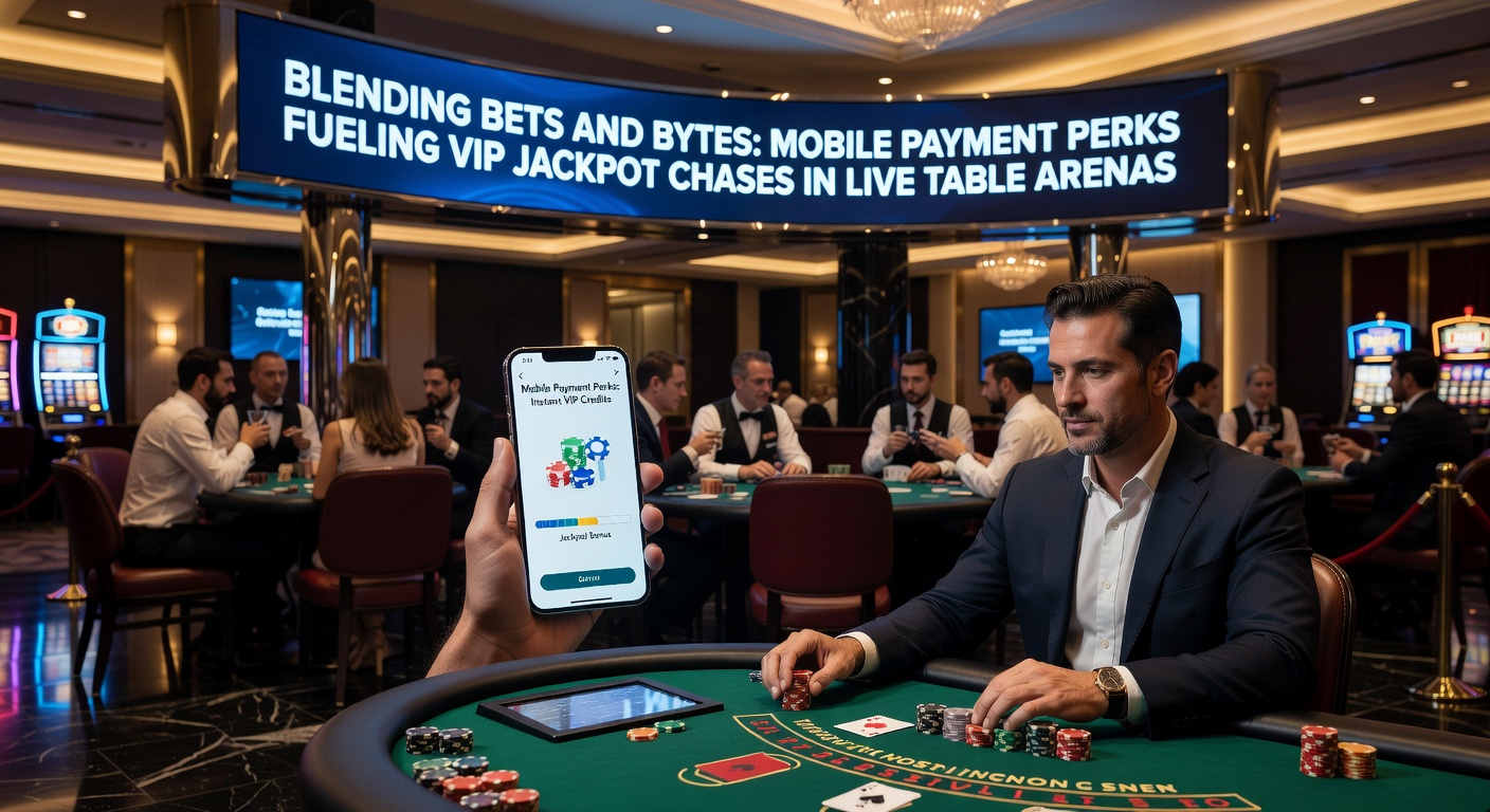 VIP player at a live baccarat table on mobile device, with jackpot meter rising and payment confirmation popup visible