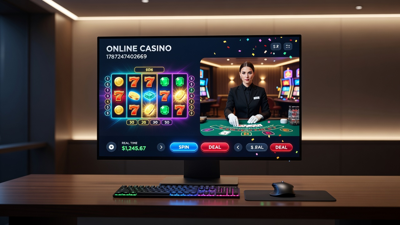 Live dealer table in action with mobile device overlay demonstrating hybrid gameplay