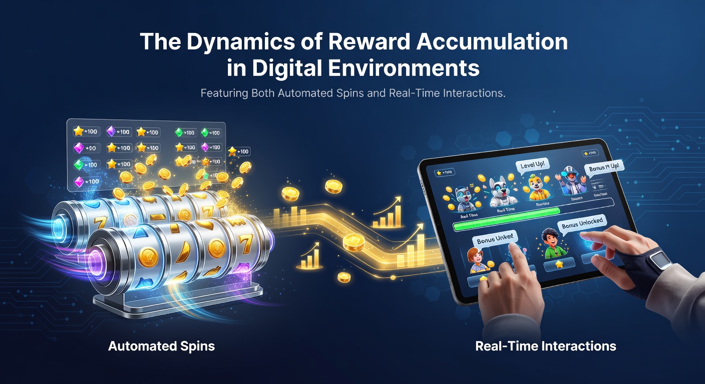Diagram showing automated spin reward cycles alongside real-time interaction interfaces in digital gaming platforms
