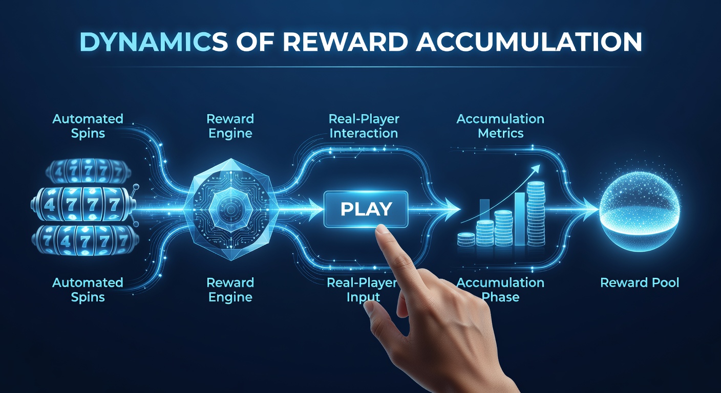 Visual representation of combined reward tracking between automated spins and live interaction sessions