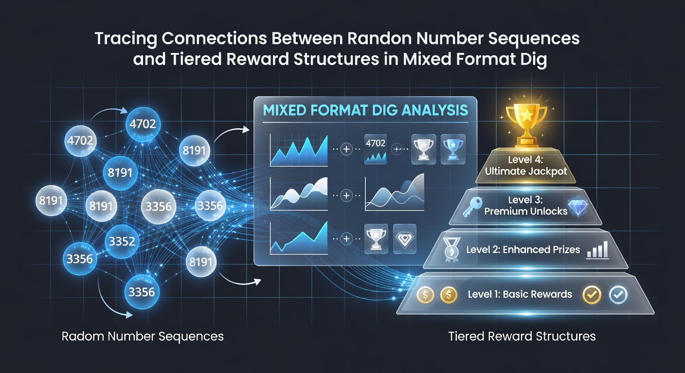 Flowchart illustrating data pathways from RNG outputs to tiered reward unlocks in hybrid casino systems